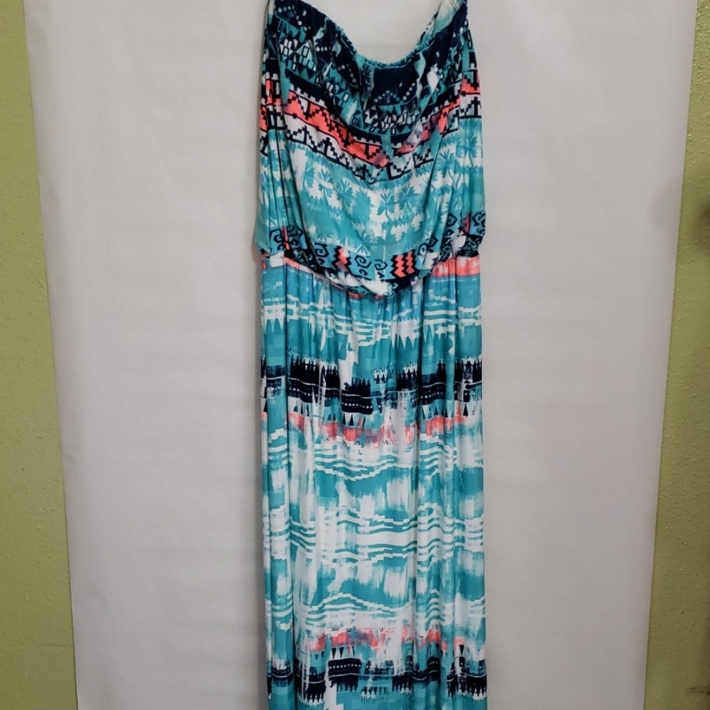 Beachy maxi sleeveless dress Small